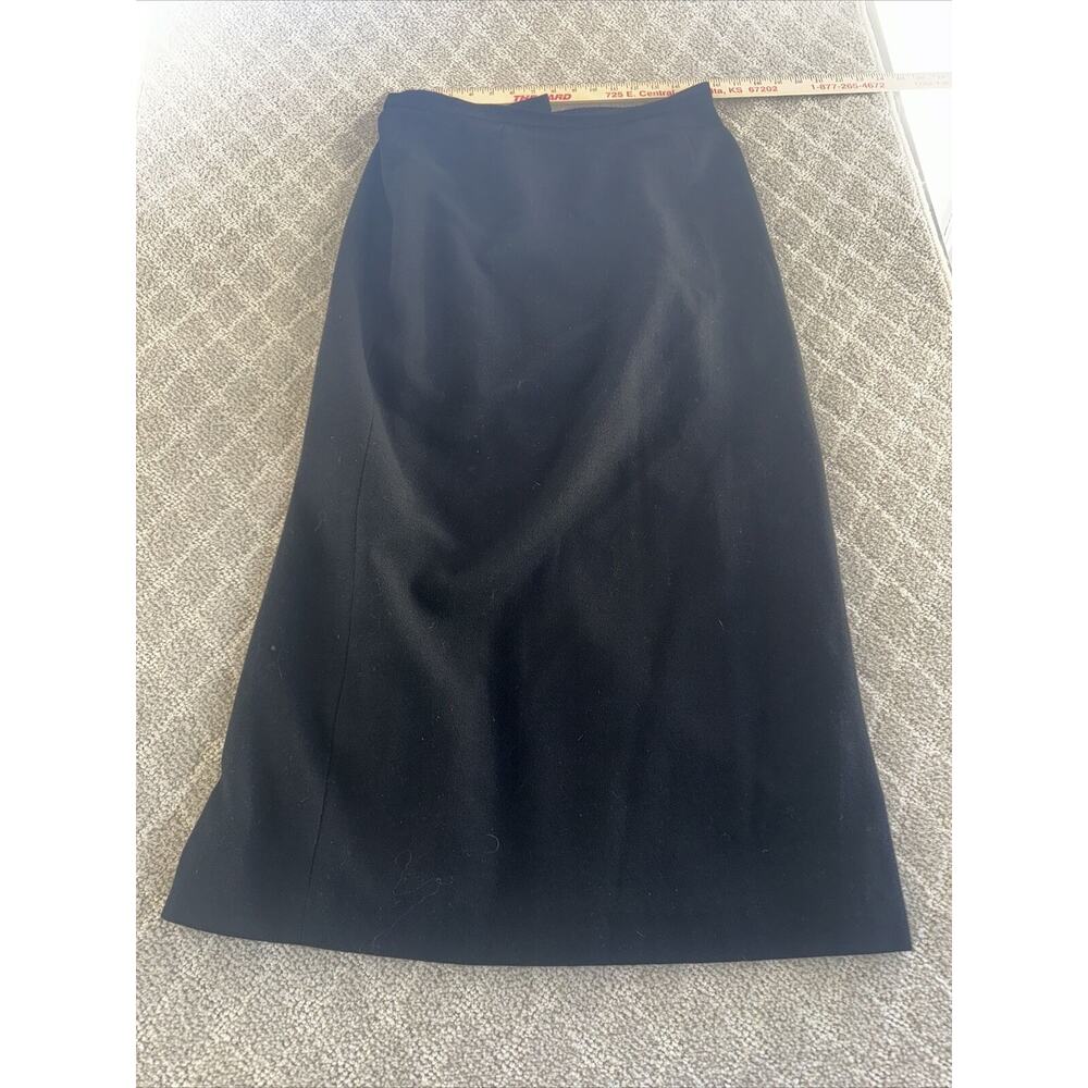 Kasper woman’s maxi skirt 12 wool black